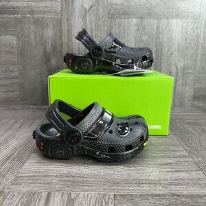 CROCS Batmobile Classic Infant size 4 Black Clog